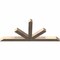 Ekena Millwork Saratoga Smooth Timber Gable Bracket, Douglas Fir, 60"W x 27"H x 3 1/2"D x 3 1/2"F, 11/12 Pitch GBW060X27X0404SAR00SDF - alternate 5